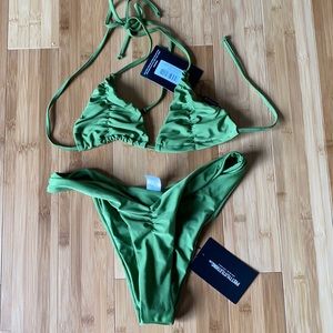 Forest green two piece set